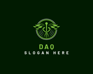 First Aid - Caduceus Leaf Healthcare logo design