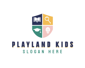 Kindergarten Learning Education logo design