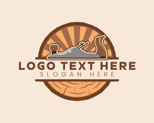 Log - Lumber Wood Planer logo design