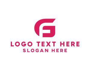 App - Tech Company Letter FG logo design