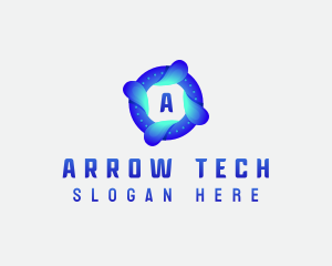 Artificial Intelligence Technology logo design