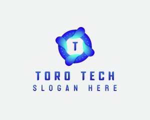 Artificial Intelligence Technology logo design