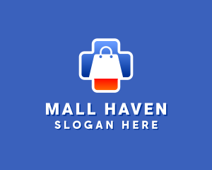 Shopping Mall - Medical Pharmacy Shopping logo design