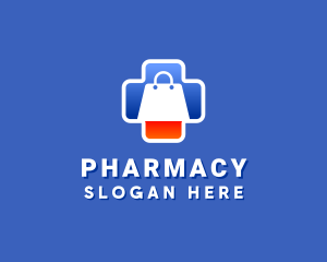 Medical Pharmacy Shopping logo design