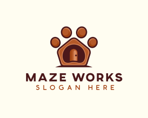 Pet Paw Kennel logo design