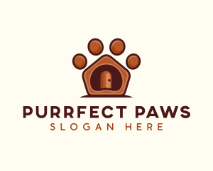 Pet Paw Kennel logo design