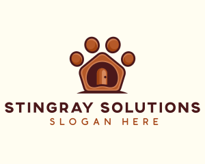 Pet Paw Kennel logo design