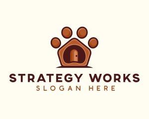 Pet Paw Kennel logo design