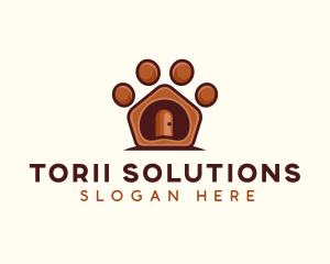 Pet Paw Kennel logo design