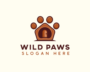 Pet Paw Kennel logo design