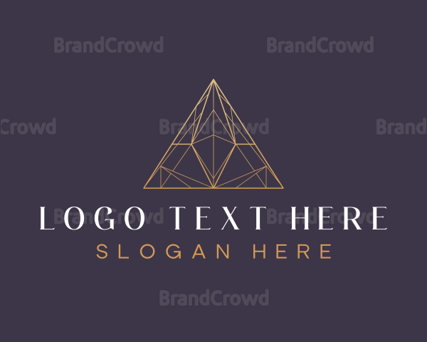 Luxury Pyramid Triangle Logo