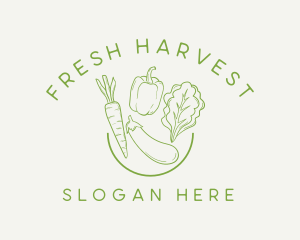 Vegetables - Healthy Food Vegetables logo design