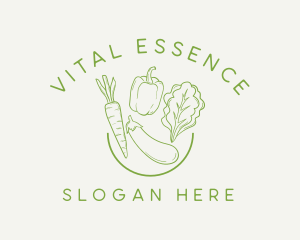 Nourishment - Healthy Food Vegetables logo design