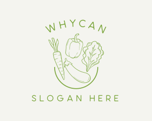 Vegetarian - Healthy Food Vegetables logo design