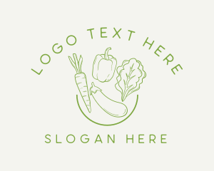Food - Healthy Food Vegetables logo design