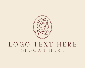 Hairstylist - Hairstylist Woman Salon logo design