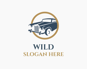 Antique - Elegant Limousine Automobile logo design