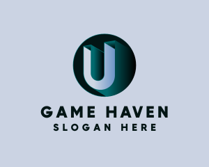 Modern - Generic 3D Letter U logo design