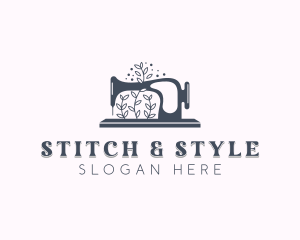 Sewing Machine Tailoring logo design