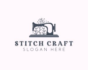 Sewing Machine Tailoring logo design