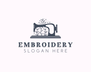 Sewing Machine Tailoring logo design