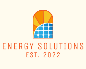 Solar Power Energy  logo design