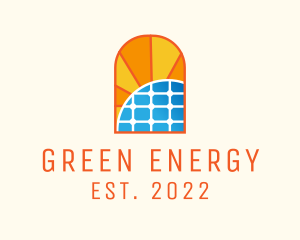 Solar Power Energy  logo design