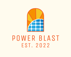 Solar Power Energy  logo design