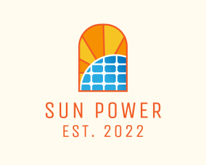 Solar Power Energy  logo design