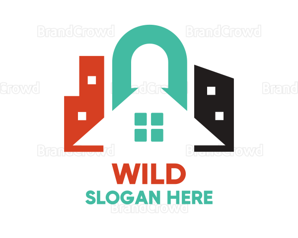 House Building City Logo