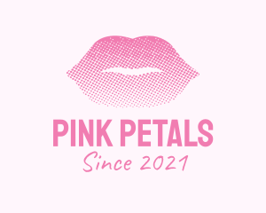 Pink Sexy Lips Cosmetics  logo design