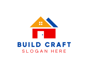 Construct - Simple Housing Community logo design