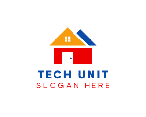 Unit - Simple Housing Community logo design