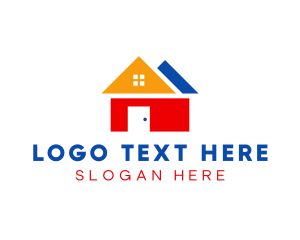 Room - Simple Housing Community logo design