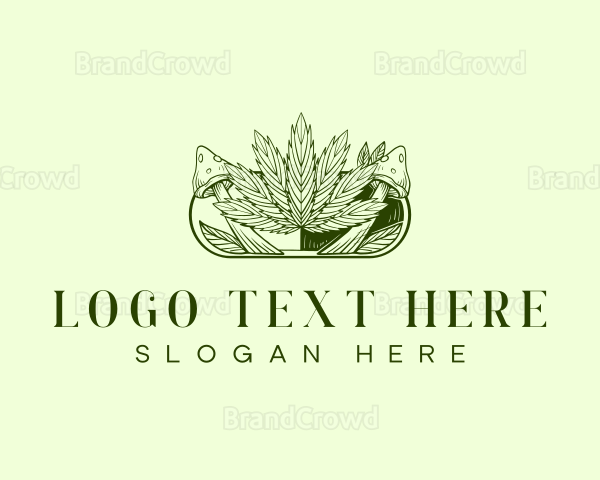 Cannabis Mushroom Capsule Logo