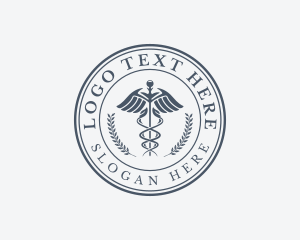 Doctor - Pharmacy Caduceus Laboratory logo design