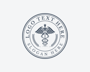 Pharmacy Caduceus Laboratory Logo