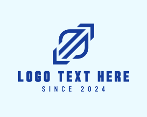 Travel Agency - Arrow Business Letter P logo design