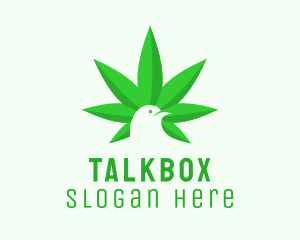 Cannabis Leaf Bird  Logo