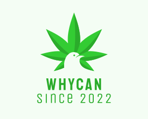 Marijuana Dispensary - Cannabis Leaf Bird logo design
