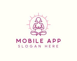 Yoga Spa Wellness Logo