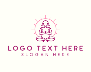 Yoga Spa Wellness Logo