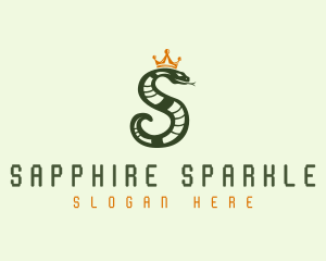 Crown Snake Letter S Logo