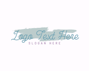 Lettering - Artsy Calligraphy Wordmark logo design