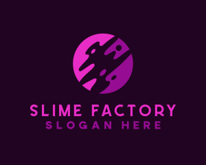 Paint Slime Liquid logo design