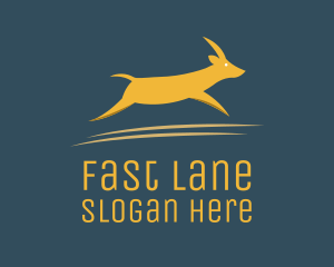 Fast Yellow Gazelle  logo design