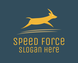 Fast Yellow Gazelle  logo design