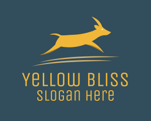 Fast Yellow Gazelle  logo design