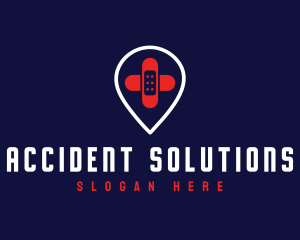 Accident - Medical Emergency Locator logo design