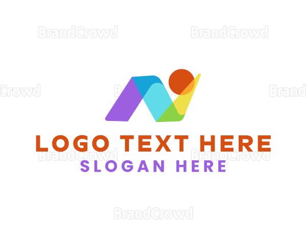 Creative Media Startup Letter N Logo